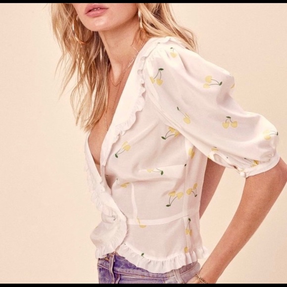 For love and lemons Ashland wrap blouse - Picture 4 of 4